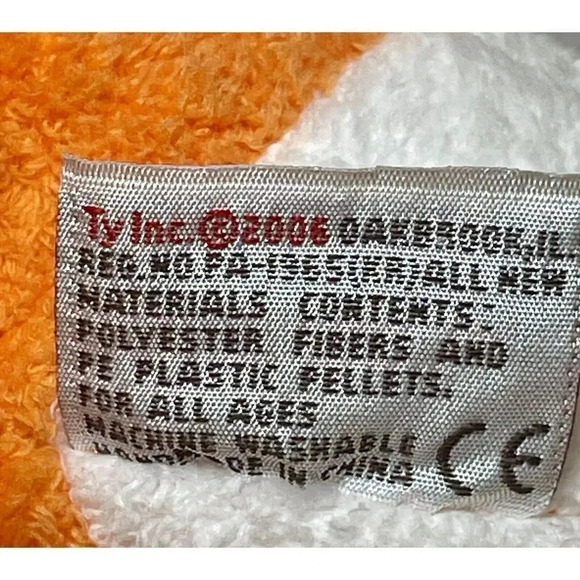 TY Pluffies Soft Gilly The‎ Clown Fish 12" Plush Stuffed Animal Toy 2006 - Picture 6 of 6